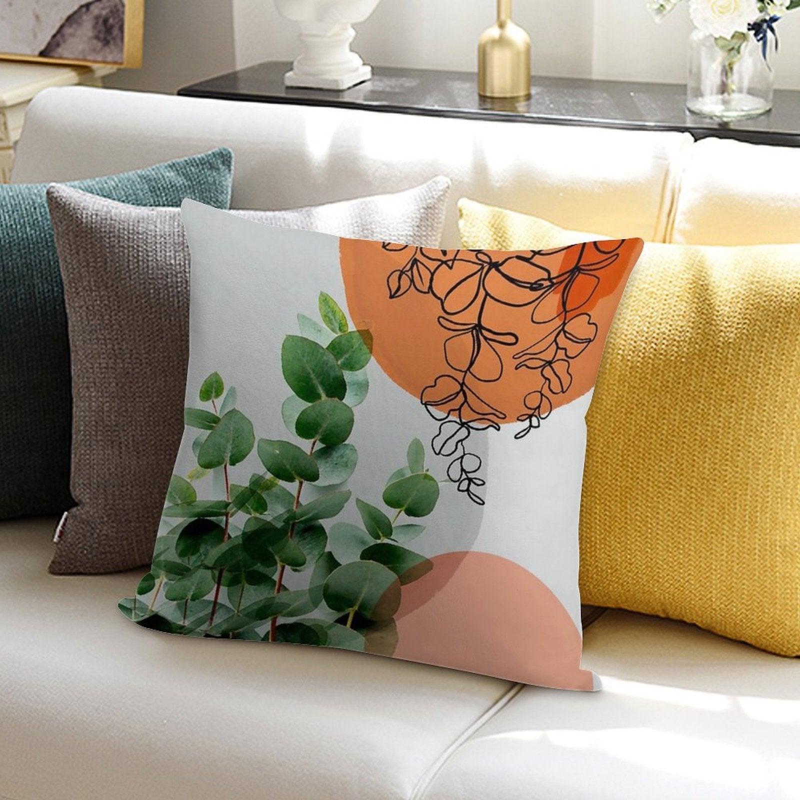 Simpatico V4 Soft Home Decor Throw Pillow