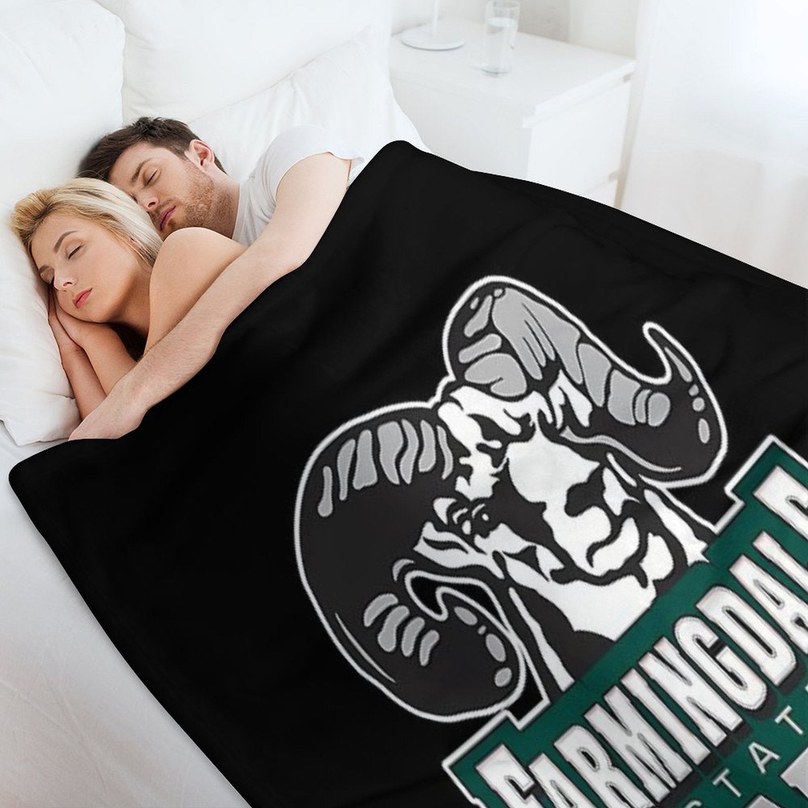 Farmingdale State College Wrinkle-free Throw Blanket