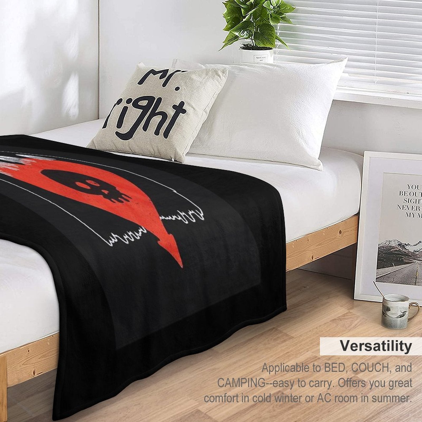 Classic T-shirts Alkaline Trio Band Durable Throw Blanket