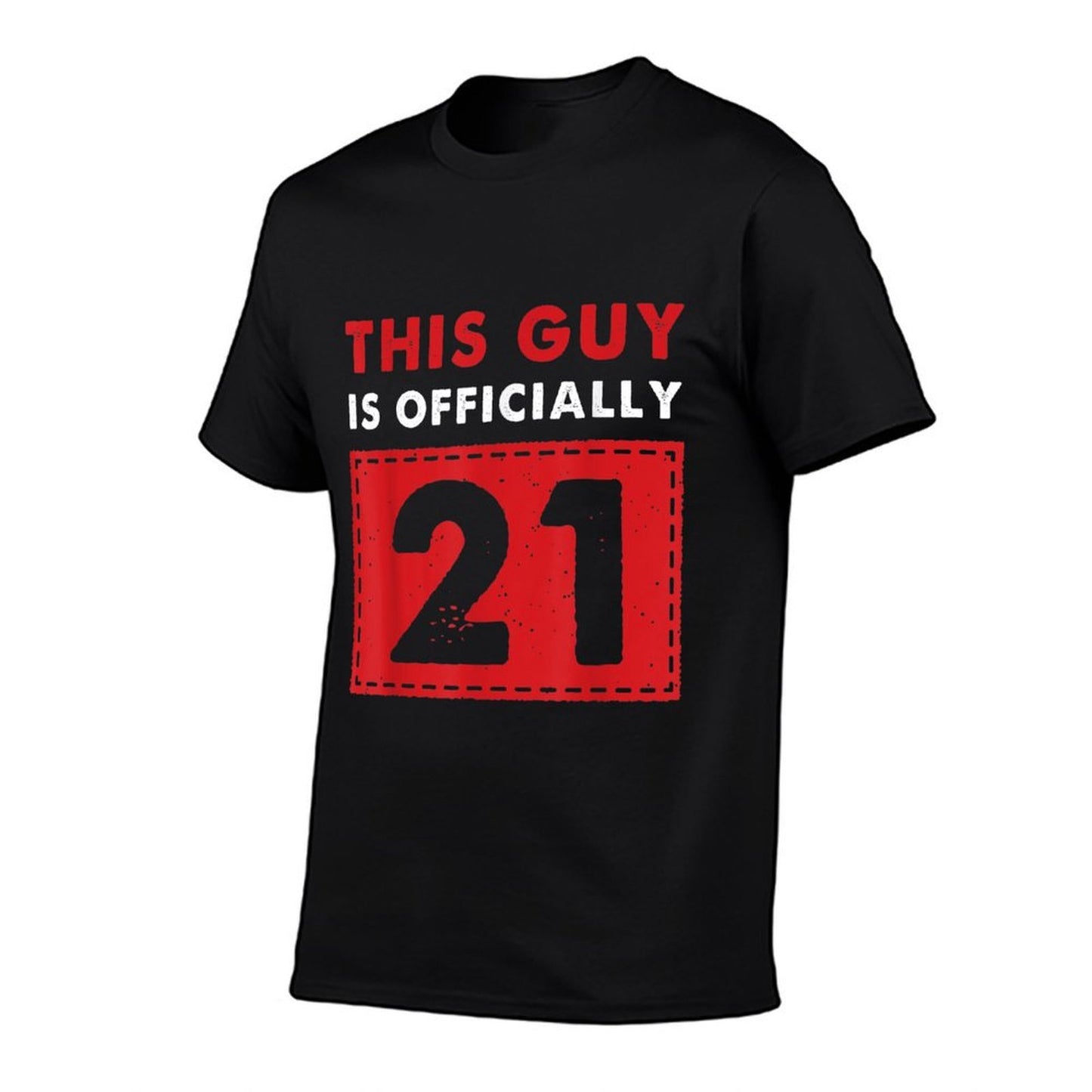 This Guy Is Officially 21 Years Old Funny 21st Birthday  Graphic-printed T-Shirt