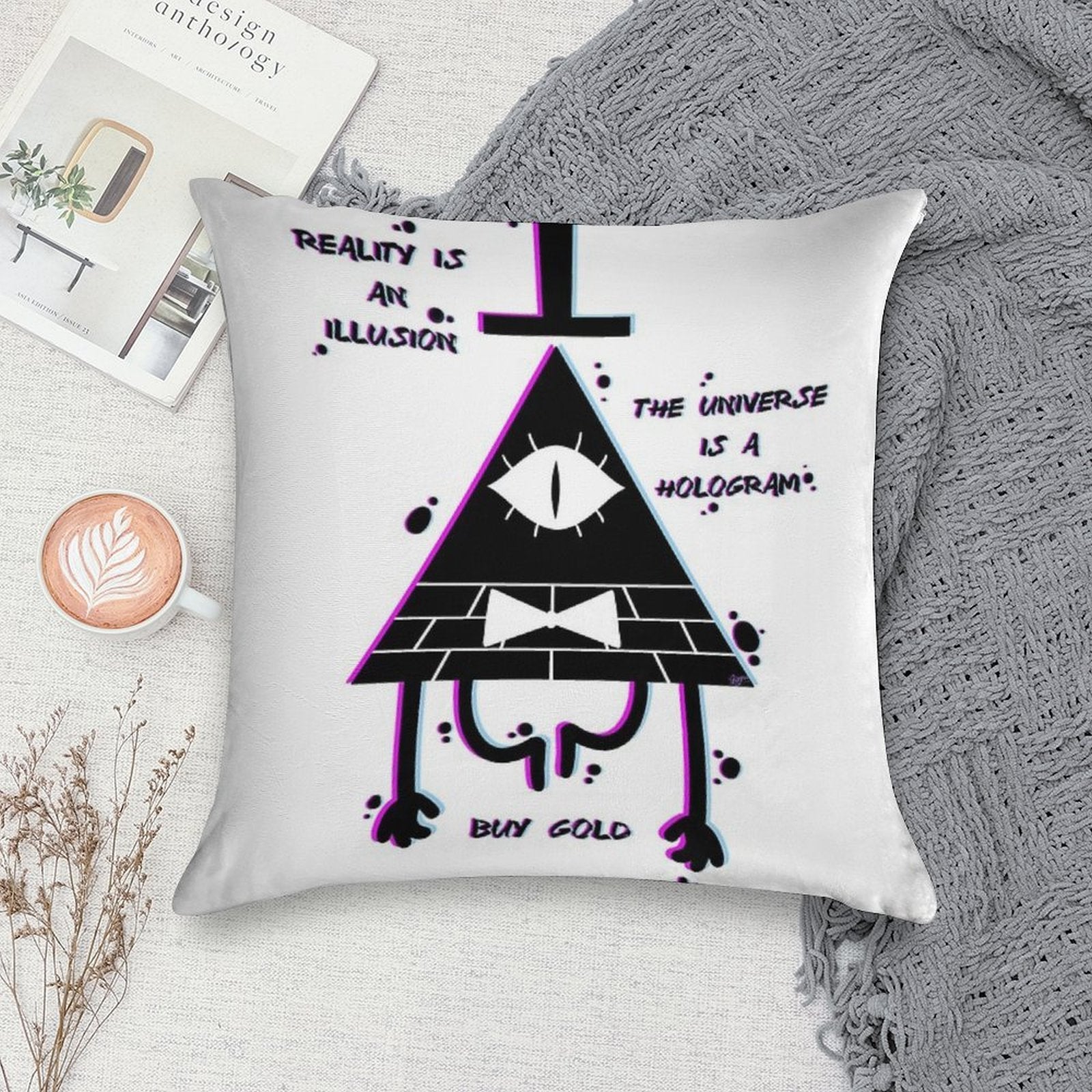 Illusion Soft Warmth Comfort Throw Pillow