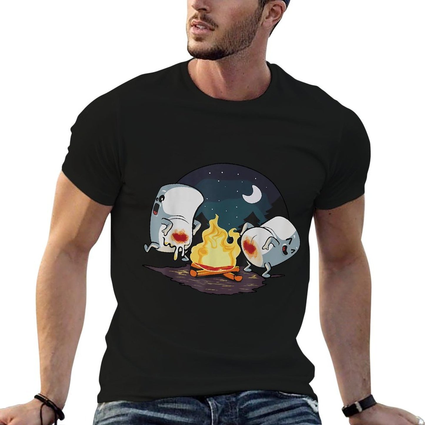 Smores Smores Marshmallow Campfire Camping Roasting Bonfire  Classic T-Shirt