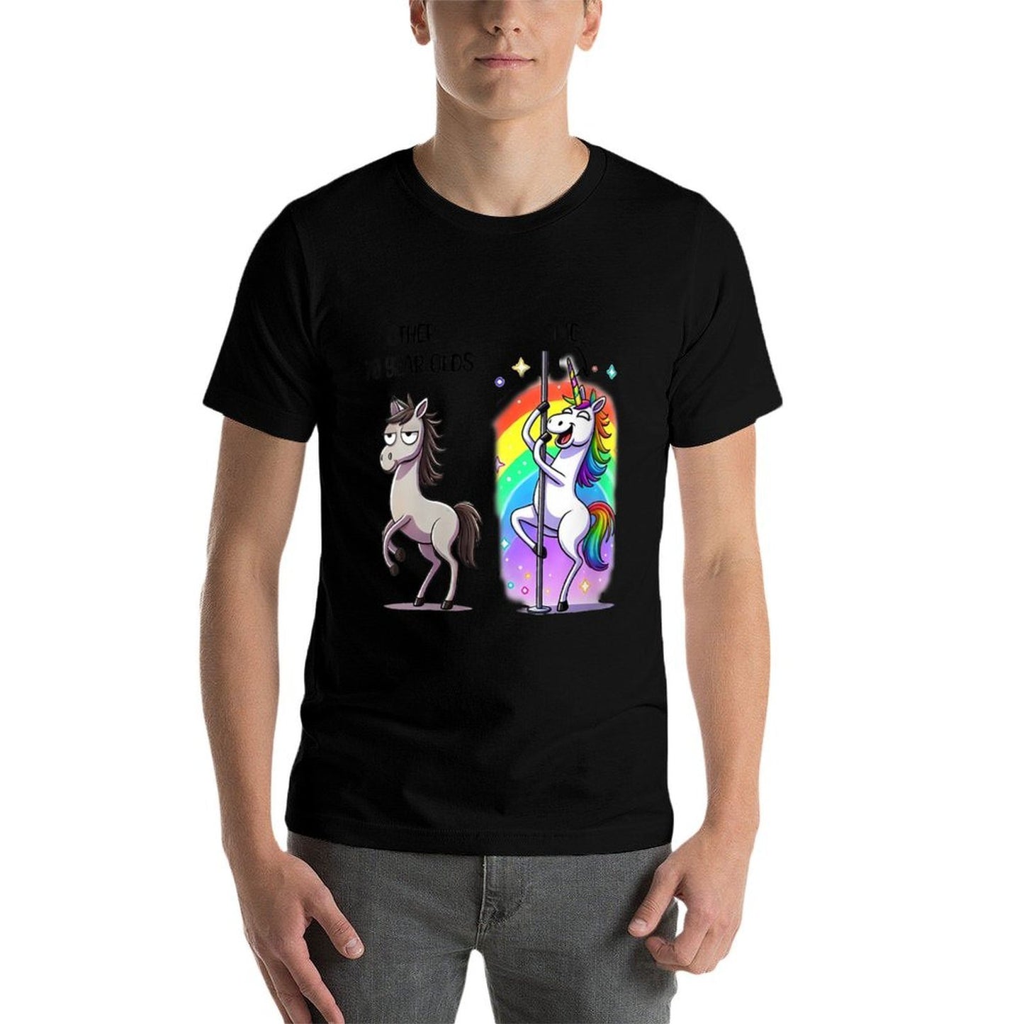 Womens Other 70 Year Olds Unicorn 70th Birthday Women Funny Heathered Texture T-Shirt