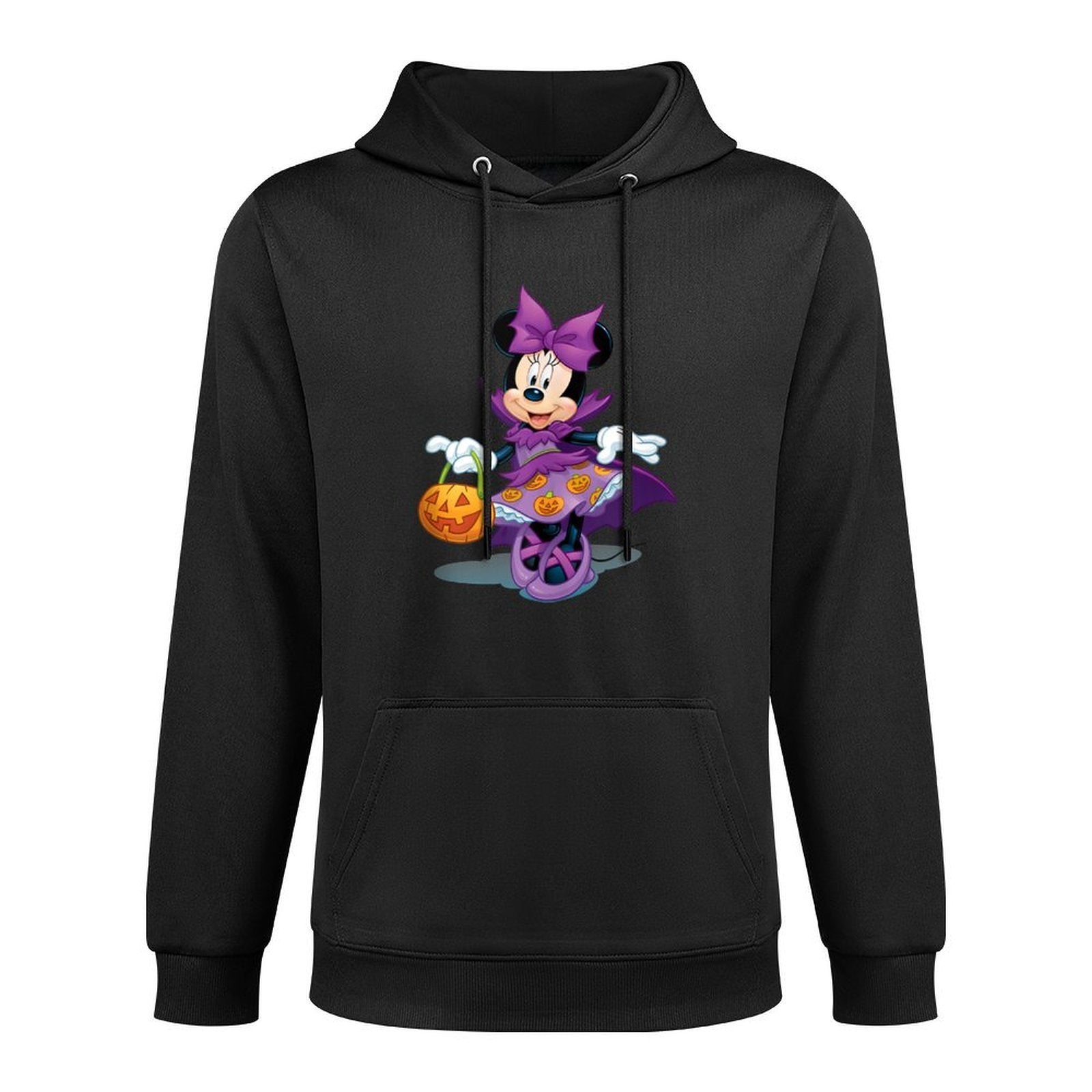 Minnie Mouse - Halloween Trick Or Treat Purple Pumpkin Dress Easy Care Hoodie
