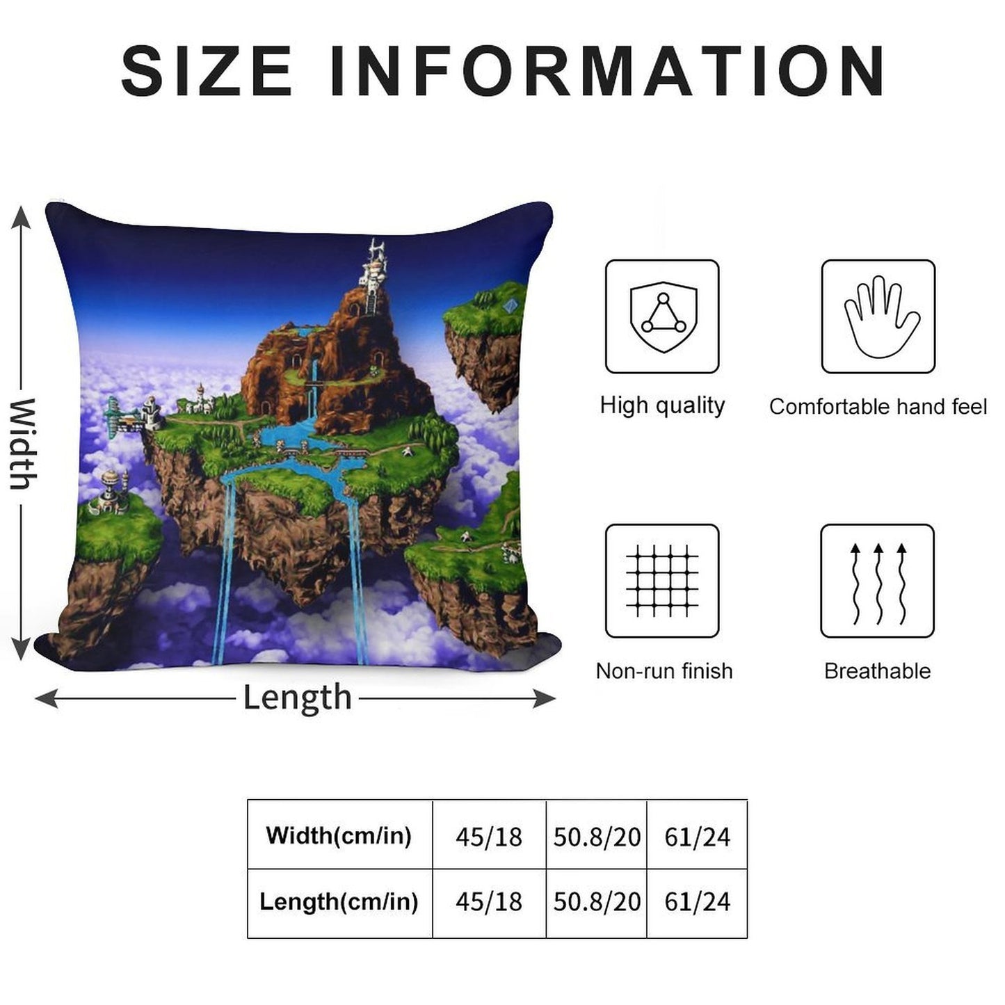 Zeal Custom Design Soft Decorative Cover Throw Pillow
