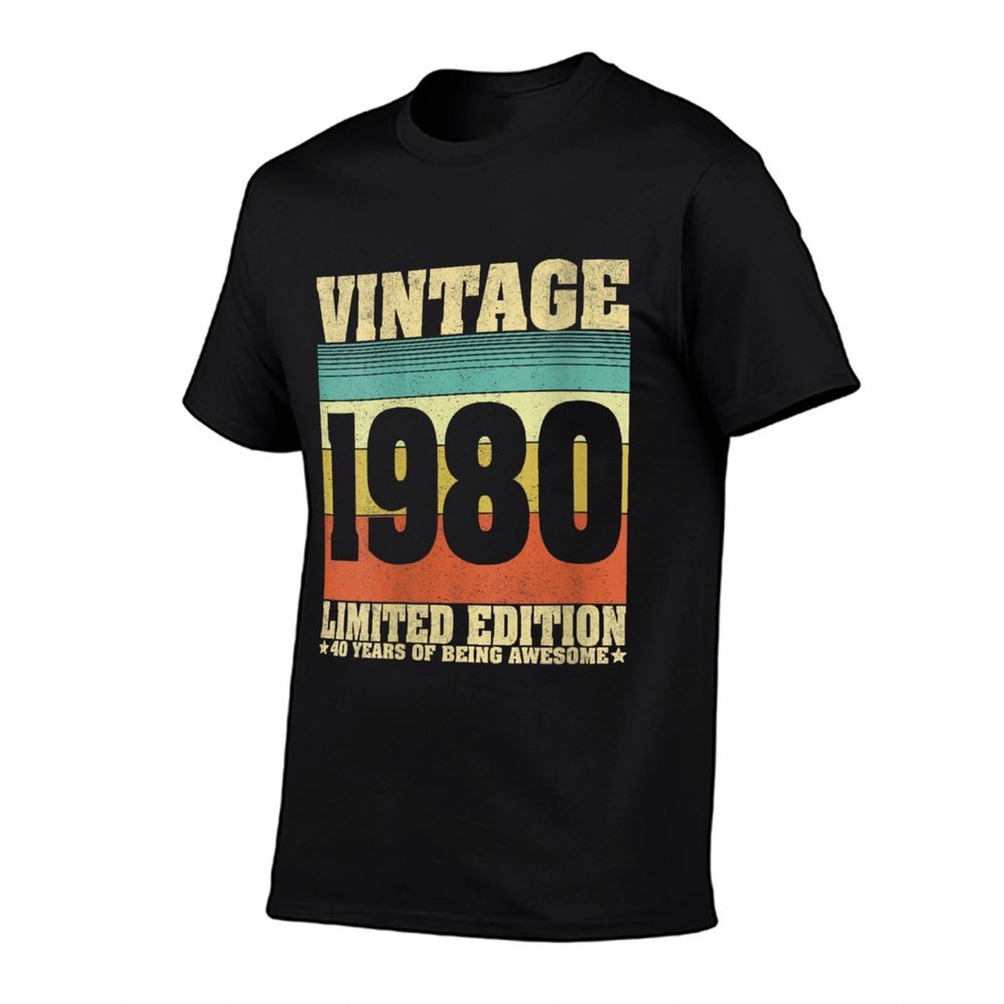 Womens Vintage 1980 Clothes 40 Years Old Retro 40th Birthday Gifts Breathable T-Shirt
