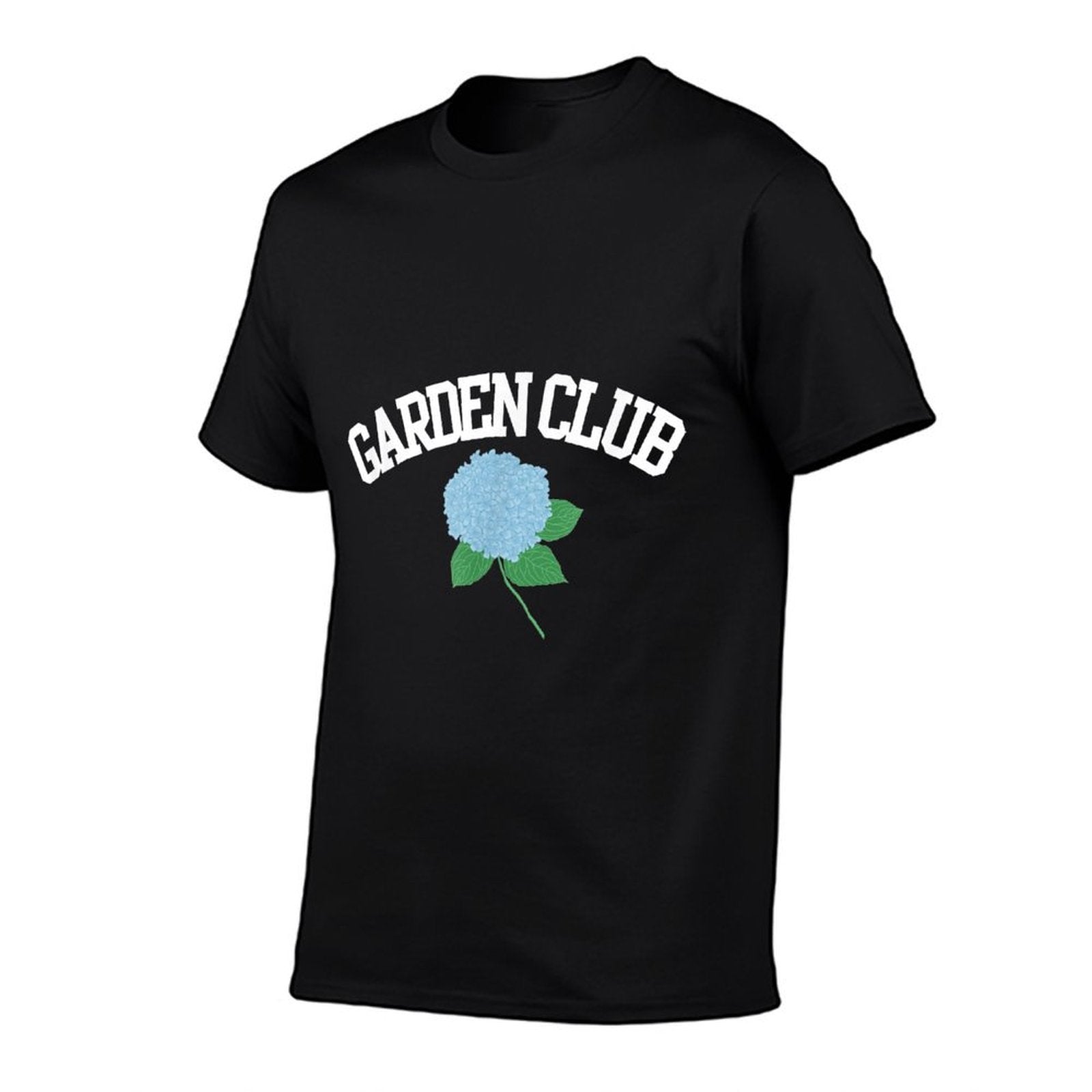 Grandmillennial Hydrangea Style Garden Club  Heathered Texture T-Shirt