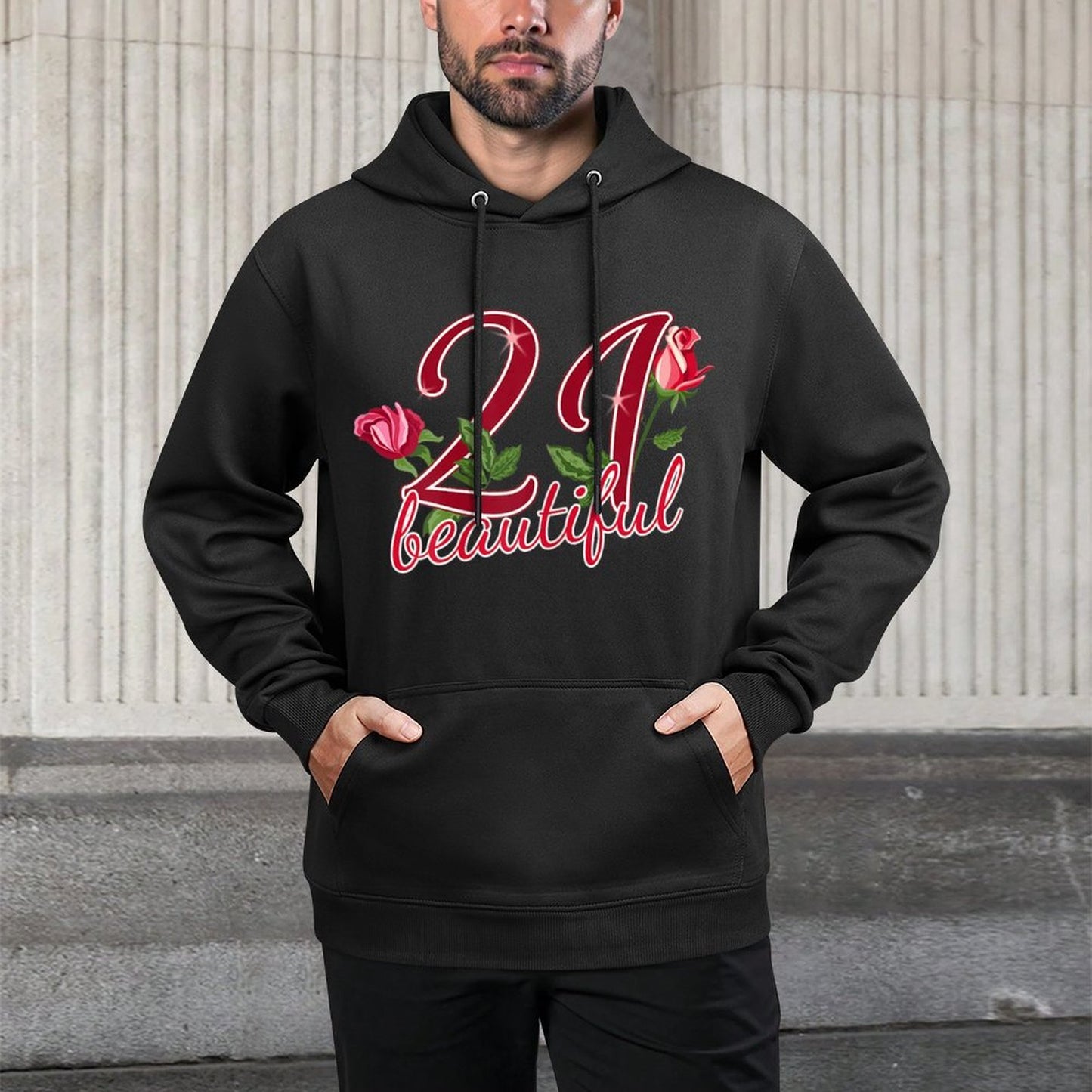 Womens 21st Birthday Women Gift 21st Birthday Moisture-Wicking Hoodie