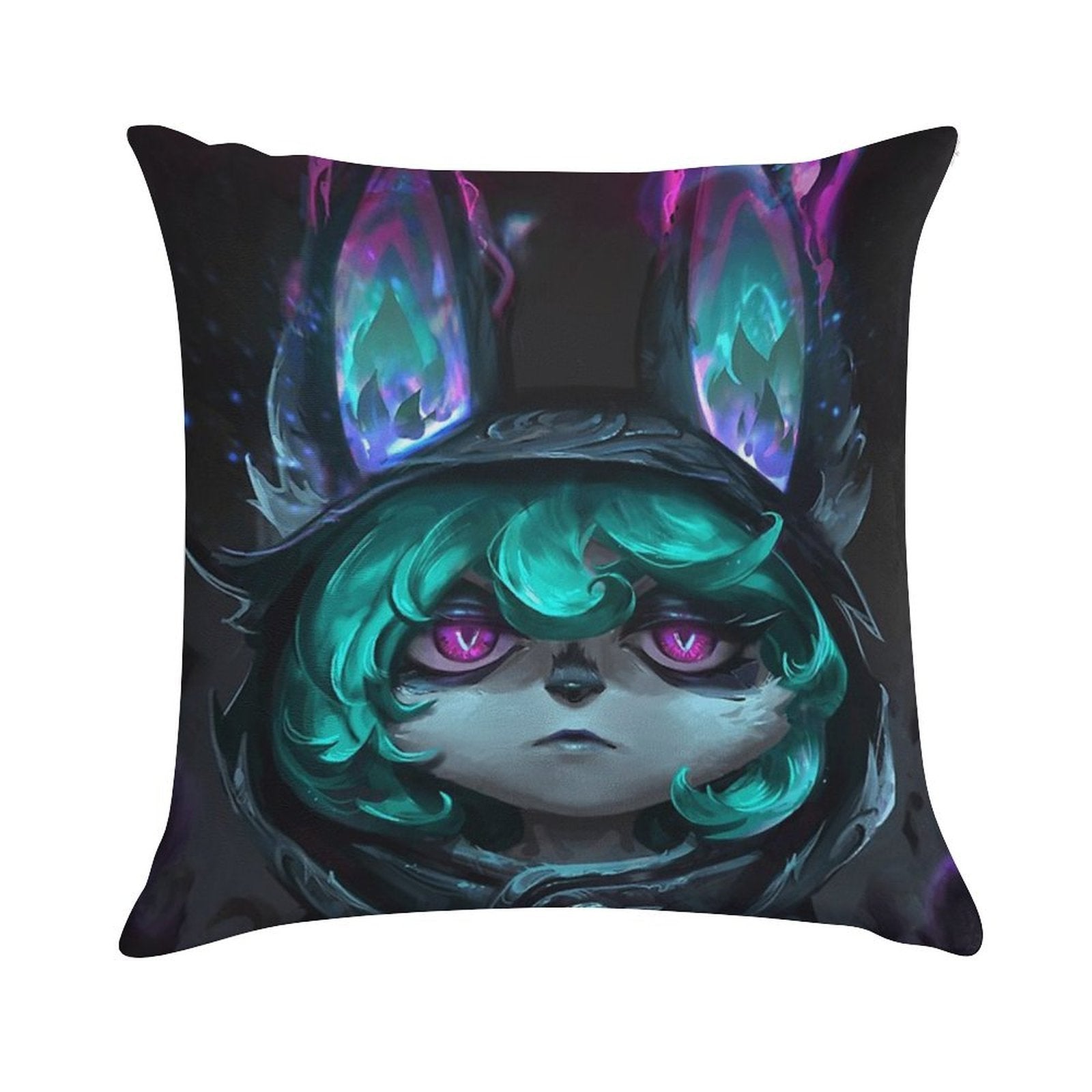 Vex Soft Hidden Zipper Throw Pillow