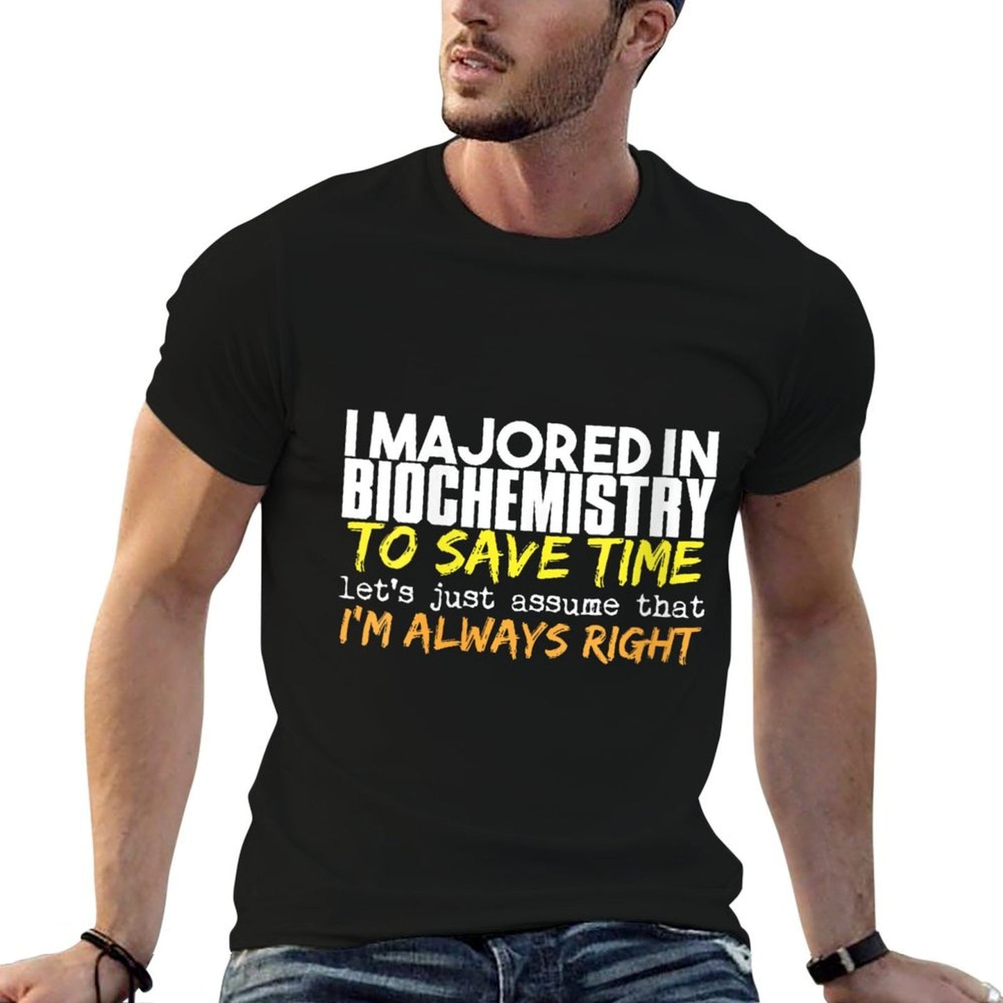 Womens Biochemistry Major Gift for Back to School Gift Vintage-inspired T-Shirt