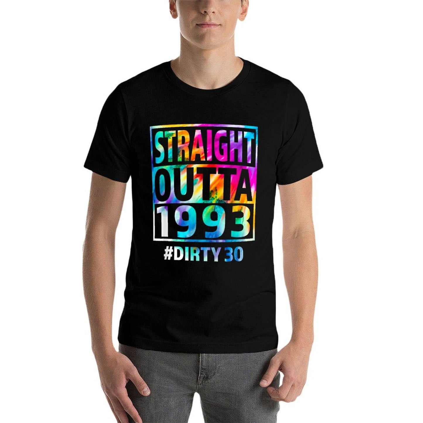 Straight Outta 1993 Dirty Thirty Funny 30th Birthday Gift Affordable Price T-Shirt
