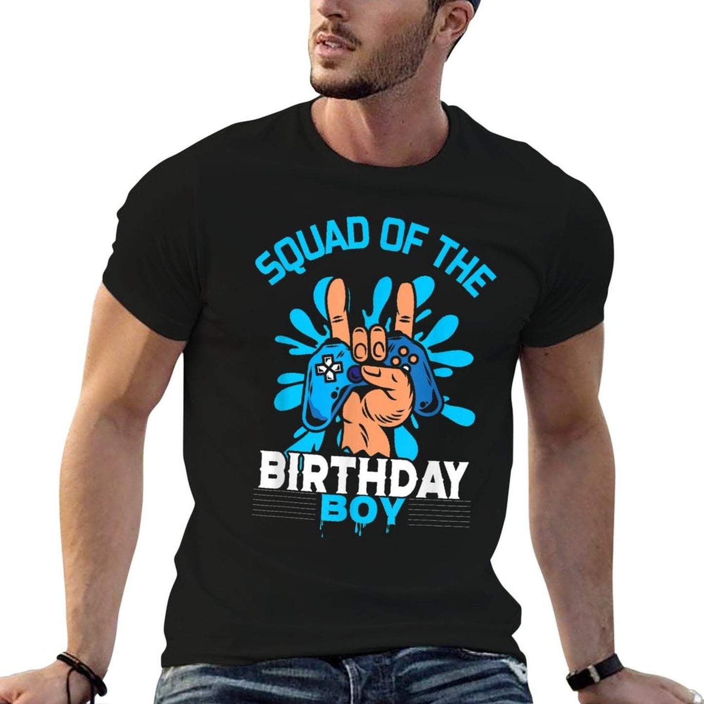 Squad Of The Birthday Boy Video Game Party Quick-drying T-Shirt
