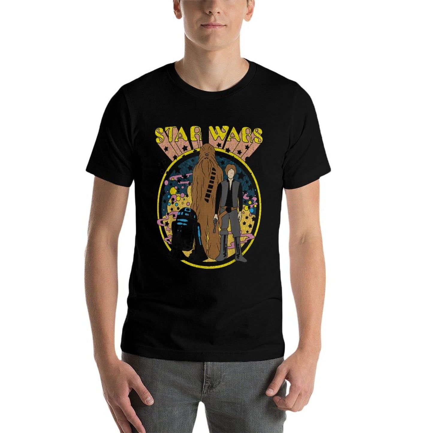 Star Wars Vintage Psych Rebels Disney+ Moisture-wicking T-Shirt