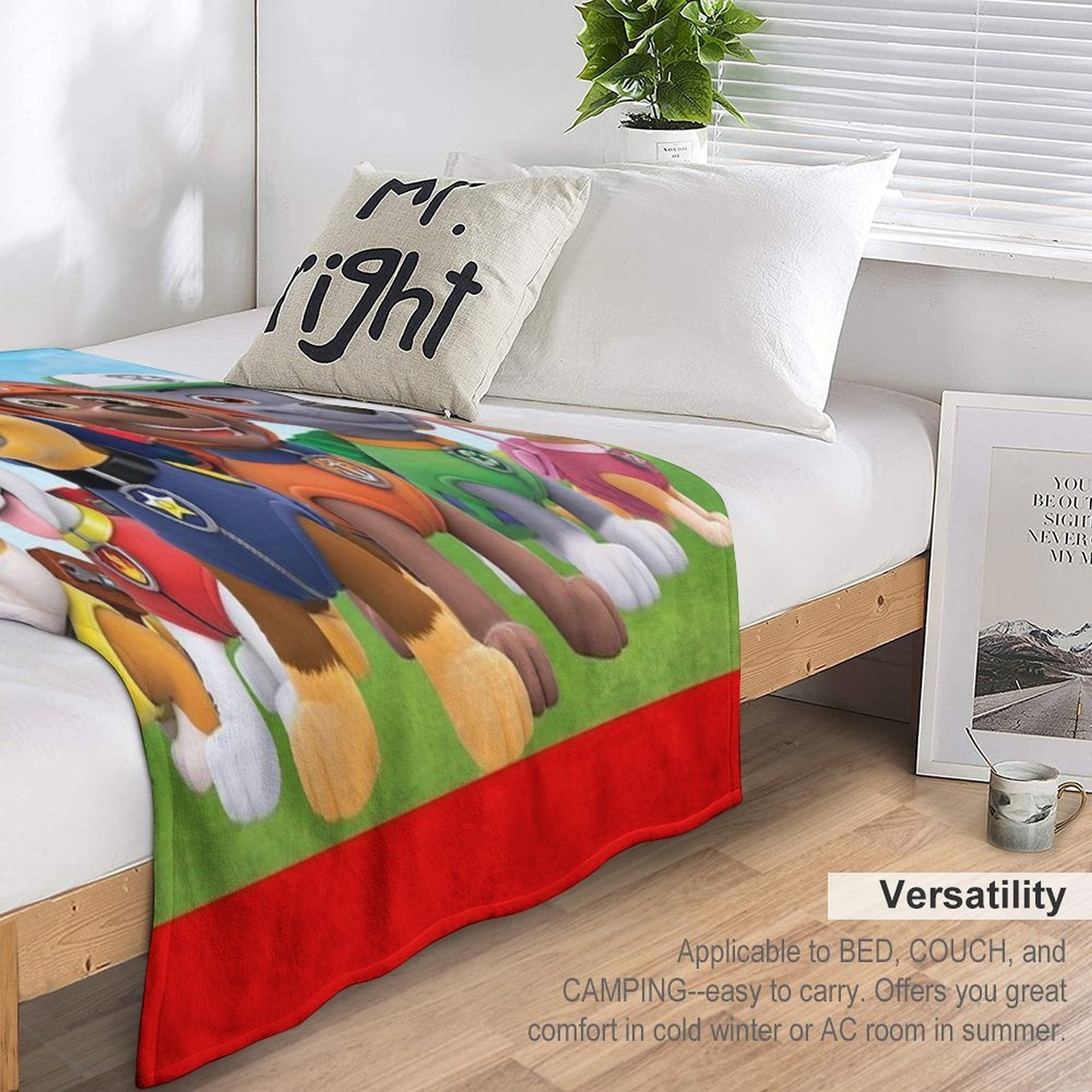 PAW PATROL Sustainable Throw Blanket