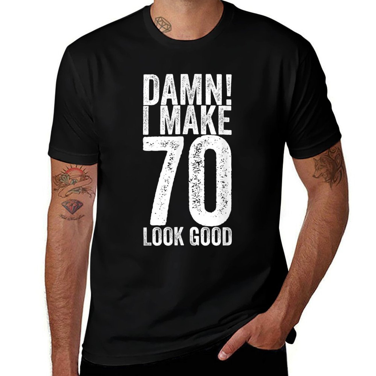 70 Years Old B-Day Funny 70th Birthday  Versatile T-Shirt