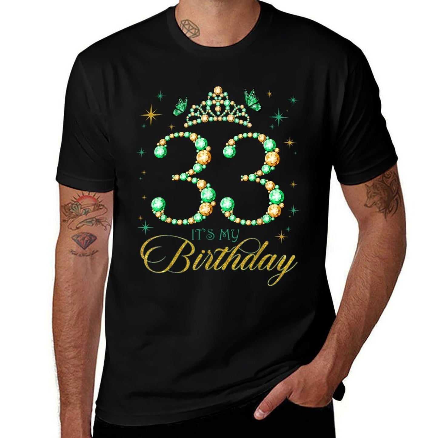33 It's My Birthday 33rd Birthday 33 Years Old Princess  Quick-drying T-Shirt