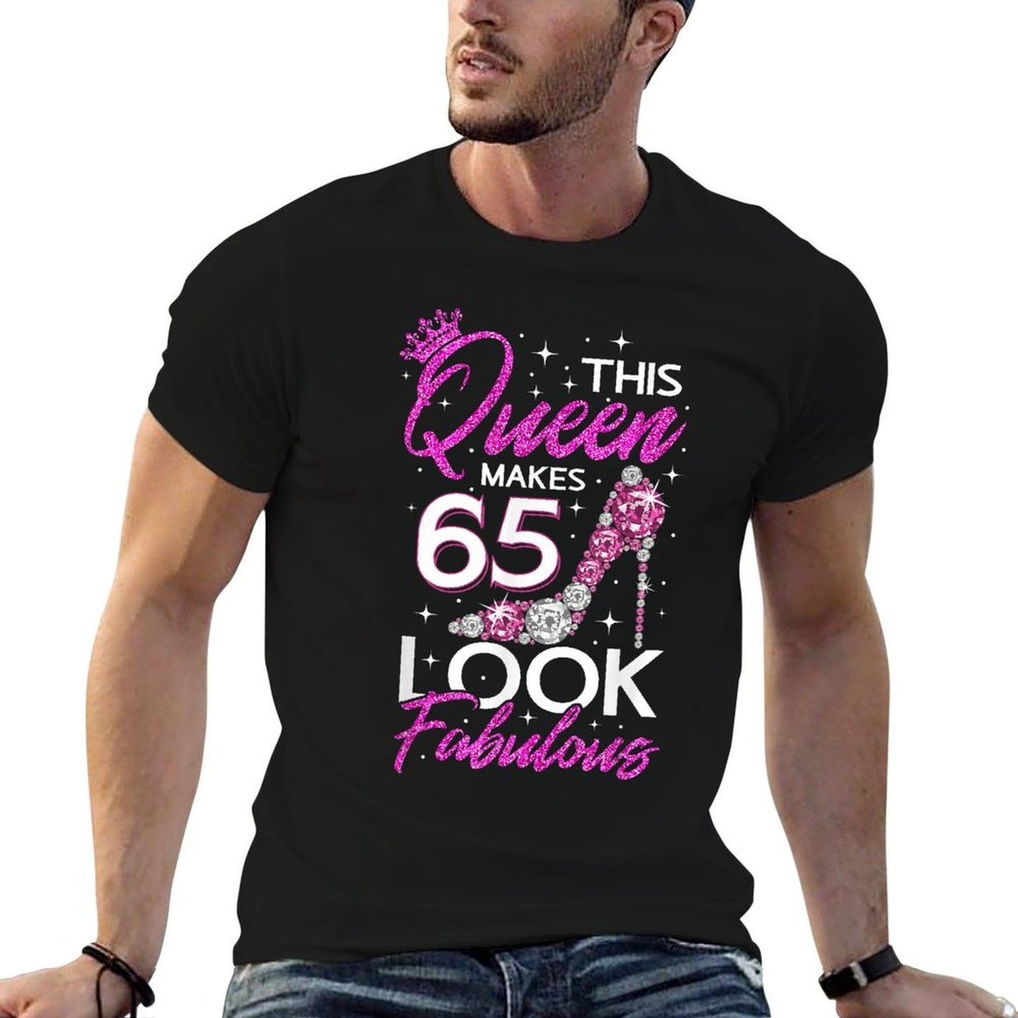This Queen Makes 65 Look Fabulous 65th Birthday  Classic T-Shirt
