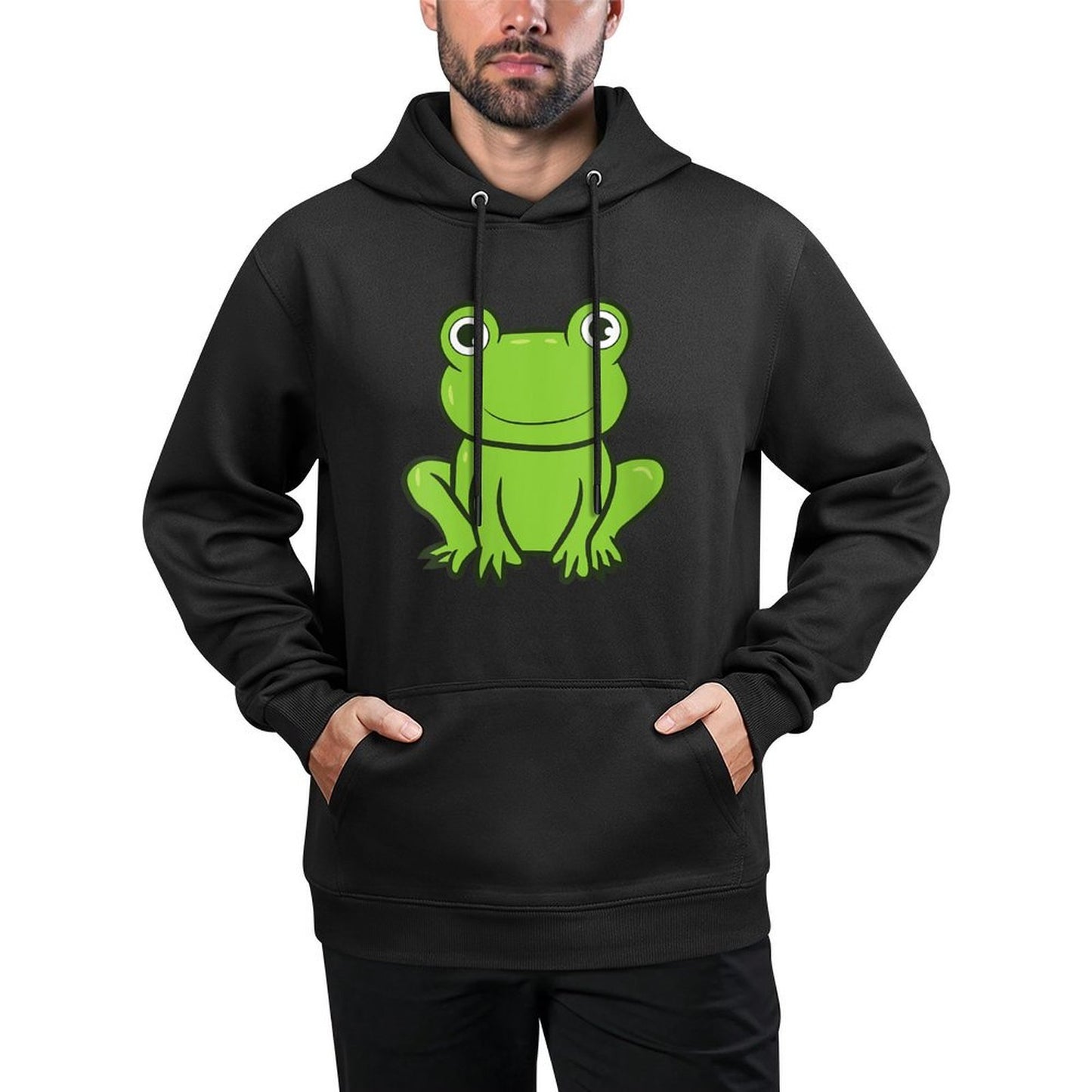 Womens Cool Frog Costume Cute Frog Animal Funny Frog Lover Gift Shrink-Resistant Hoodie