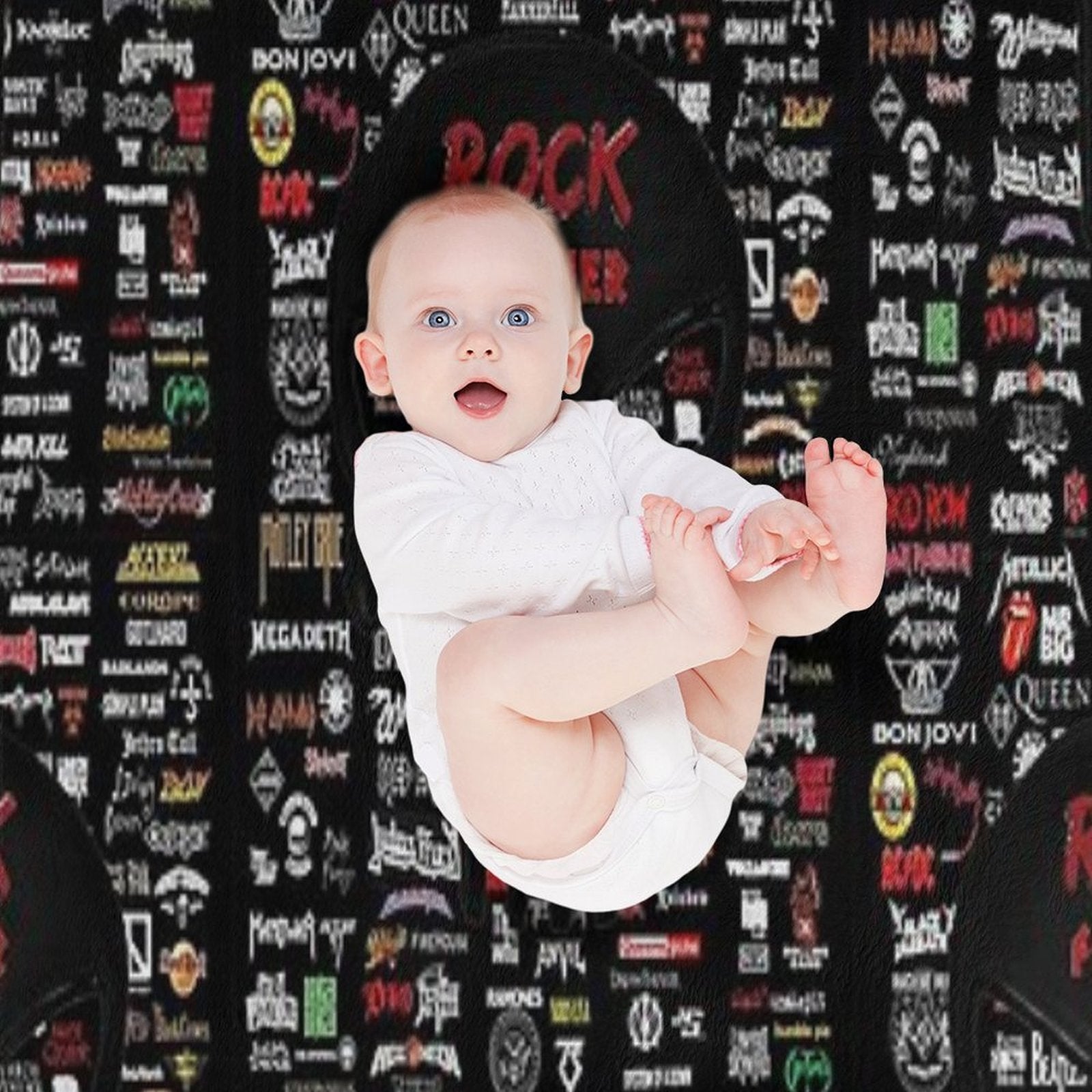 Rock Forever Quick-dry Throw Blanket