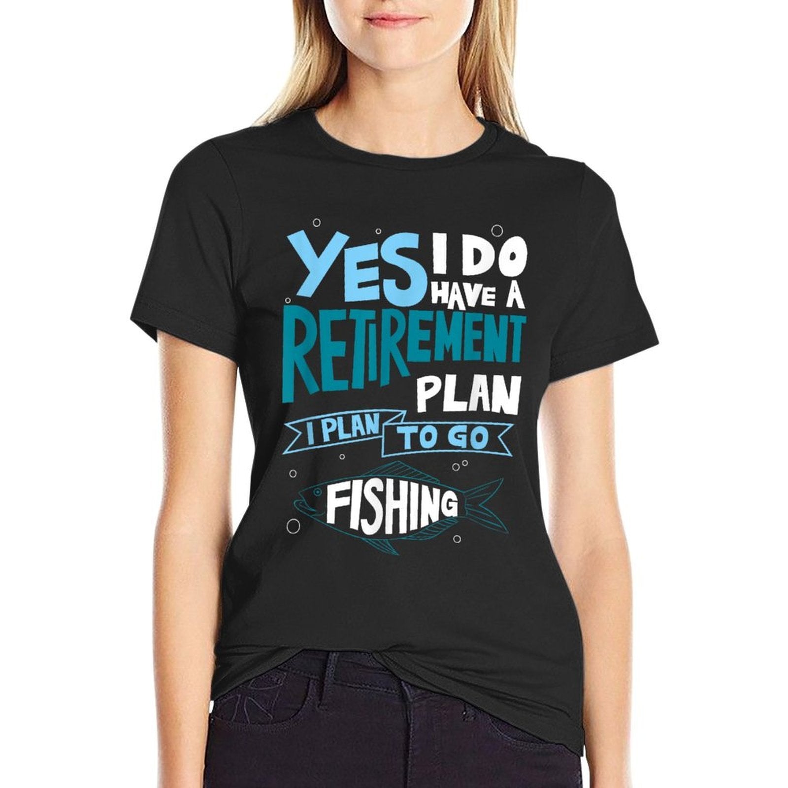 Fishing Retirement Plan Retired Gifts Grandpa  Tagless Design T-Shirt