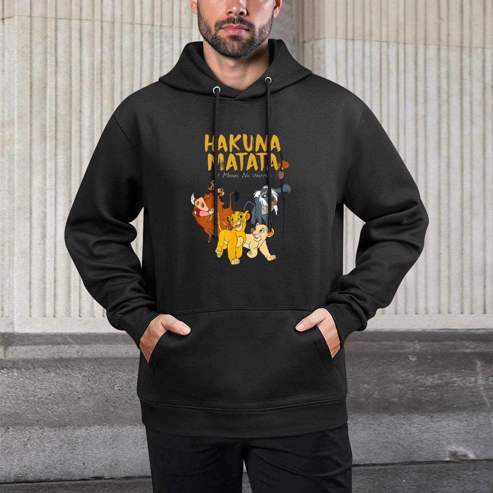 Disney - Lion King Classic It Means No Worries Relaxed Fit Hoodie