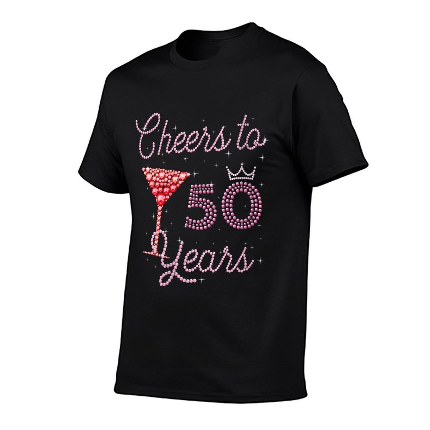 Womens Cheers To 50 Years 50th Birthday 50 Years Old Bday Breathable T-Shirt