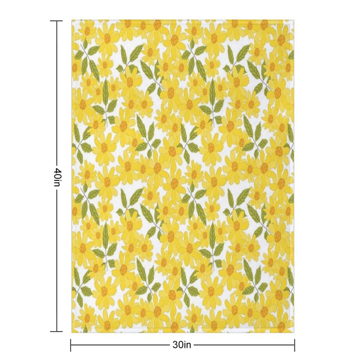 Yellow Zinnias All-season Throw Blanket