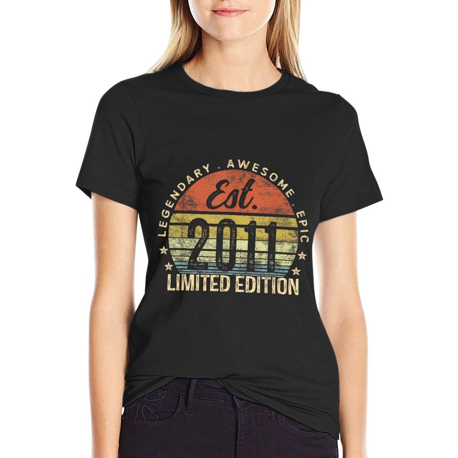 Est 2011 Limited Edition 14th Birthday Gifts 14 Year Old  Moisture-wicking T-Shirt
