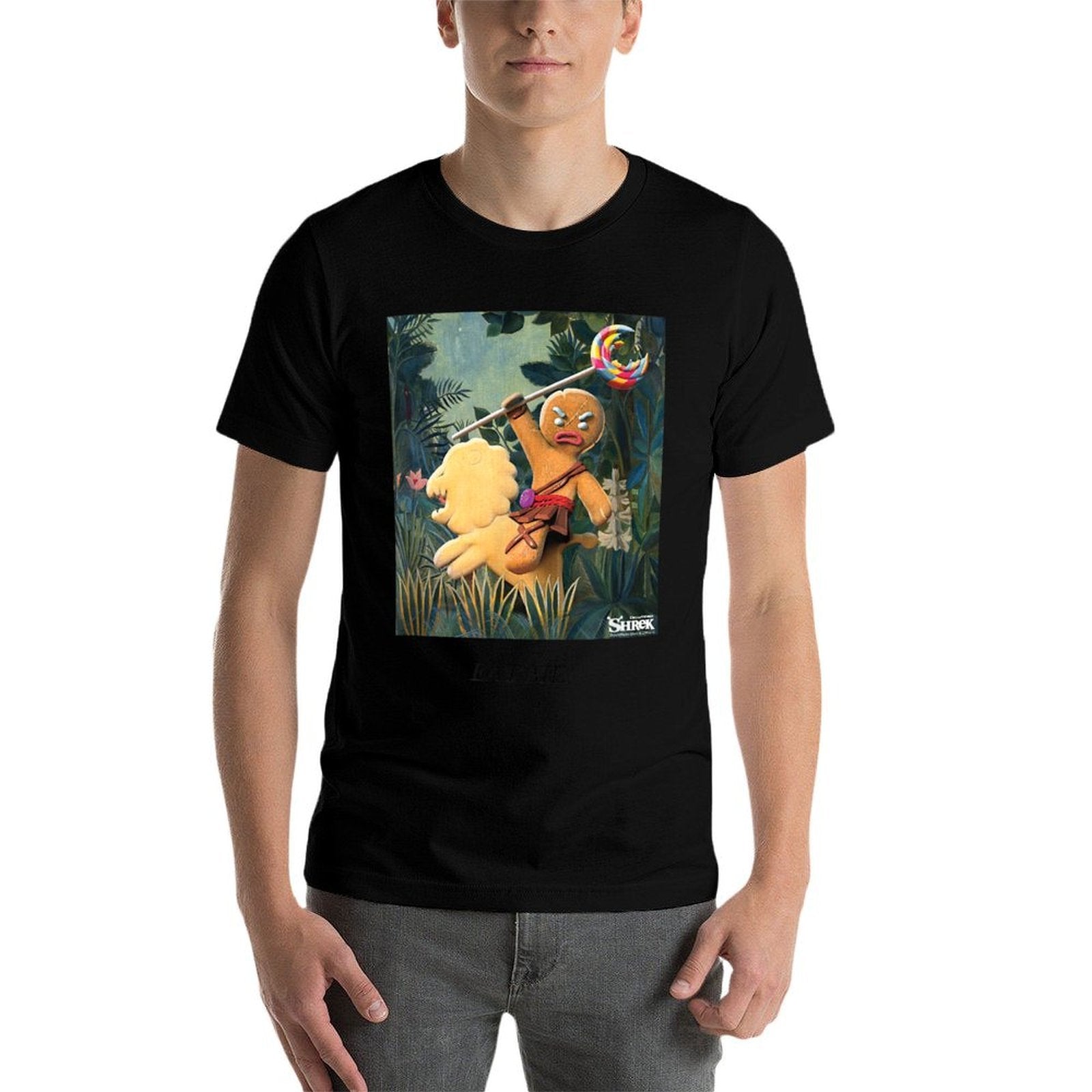 Shrek Gingy Eat Me Meme  Easy-care T-Shirt