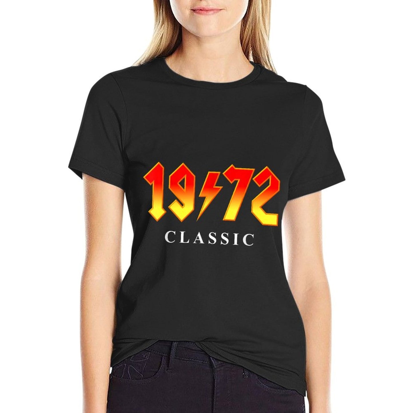 1972 Classic Rock 50th Birthday Wrinkle-resistant T-Shirt