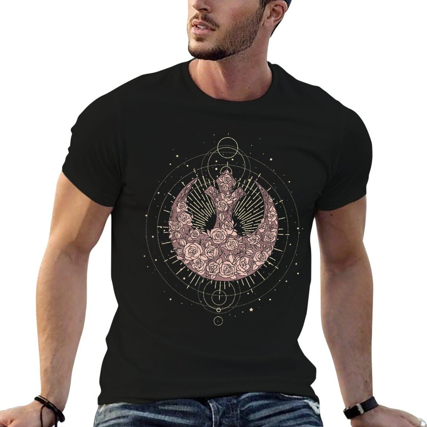 Star Wars Celestial Rose Rebel Comfortable T-Shirt