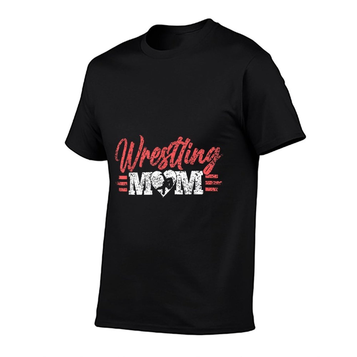 Wrestling Mom Martial Arts Wrestler Wrestle Hobby Mother Rolled Sleeves T-Shirt