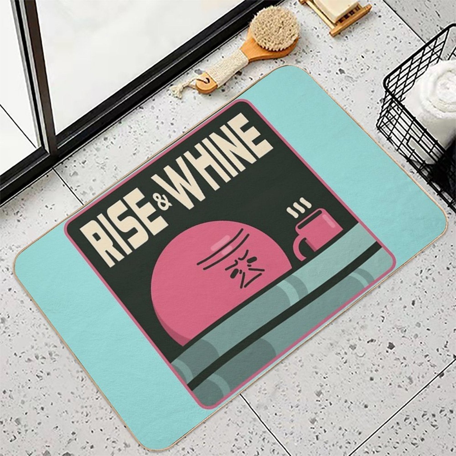 Rise & Whine  Repositionable Bath Mat