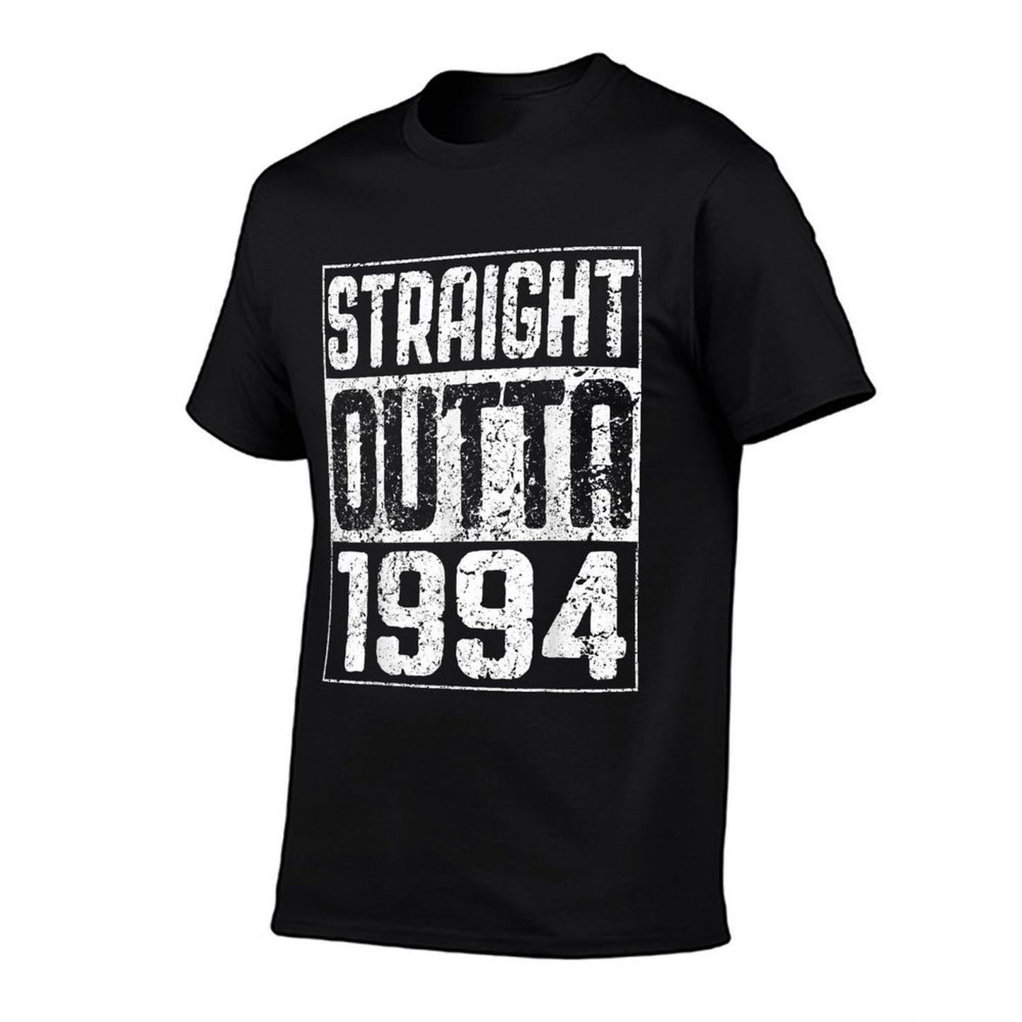 Straight Outta 1994 30th Birthday Ribbed Collar T-Shirt