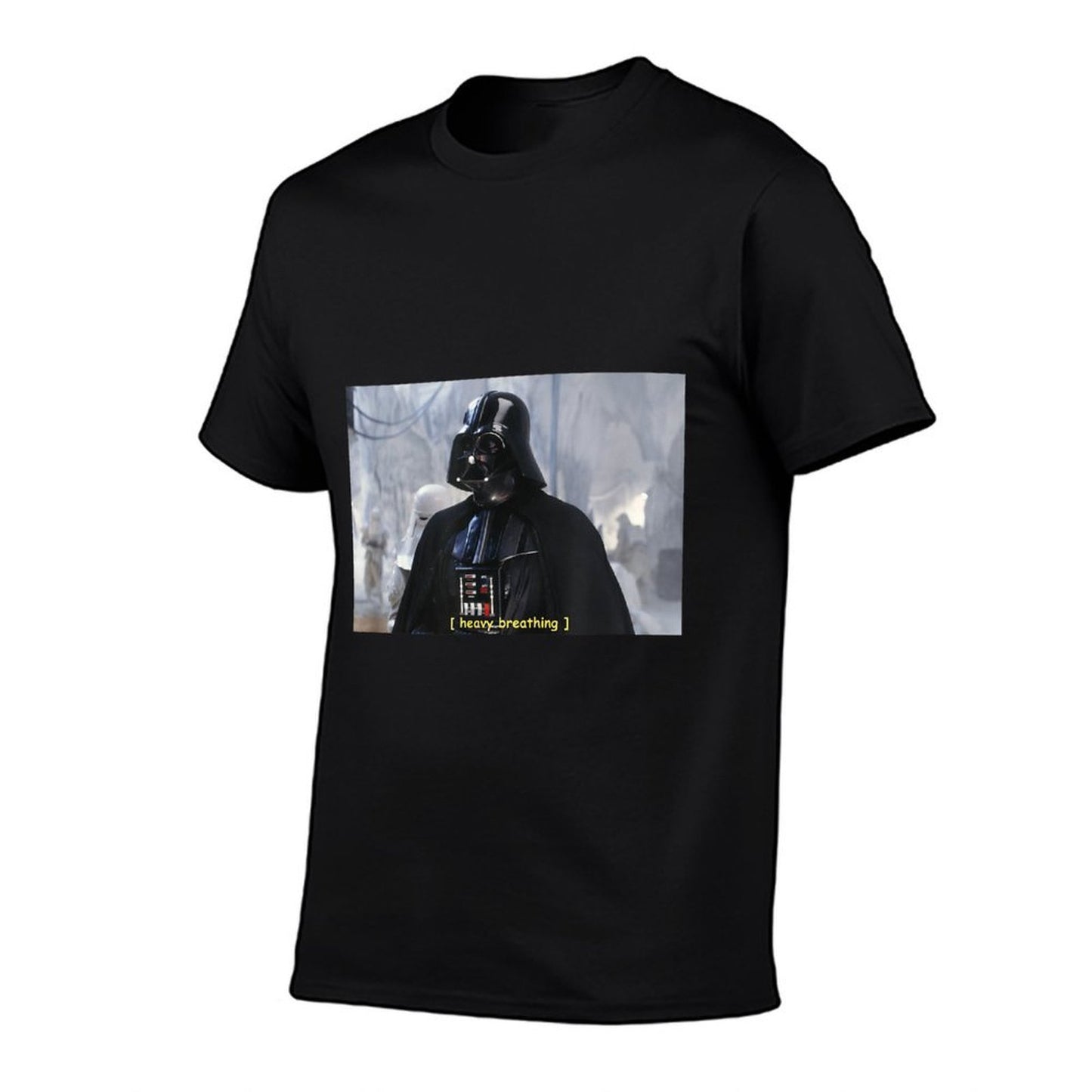 Star Wars Darth Vader Photo Realistic Heavy Breathing Poster Rolled Sleeves T-Shirt
