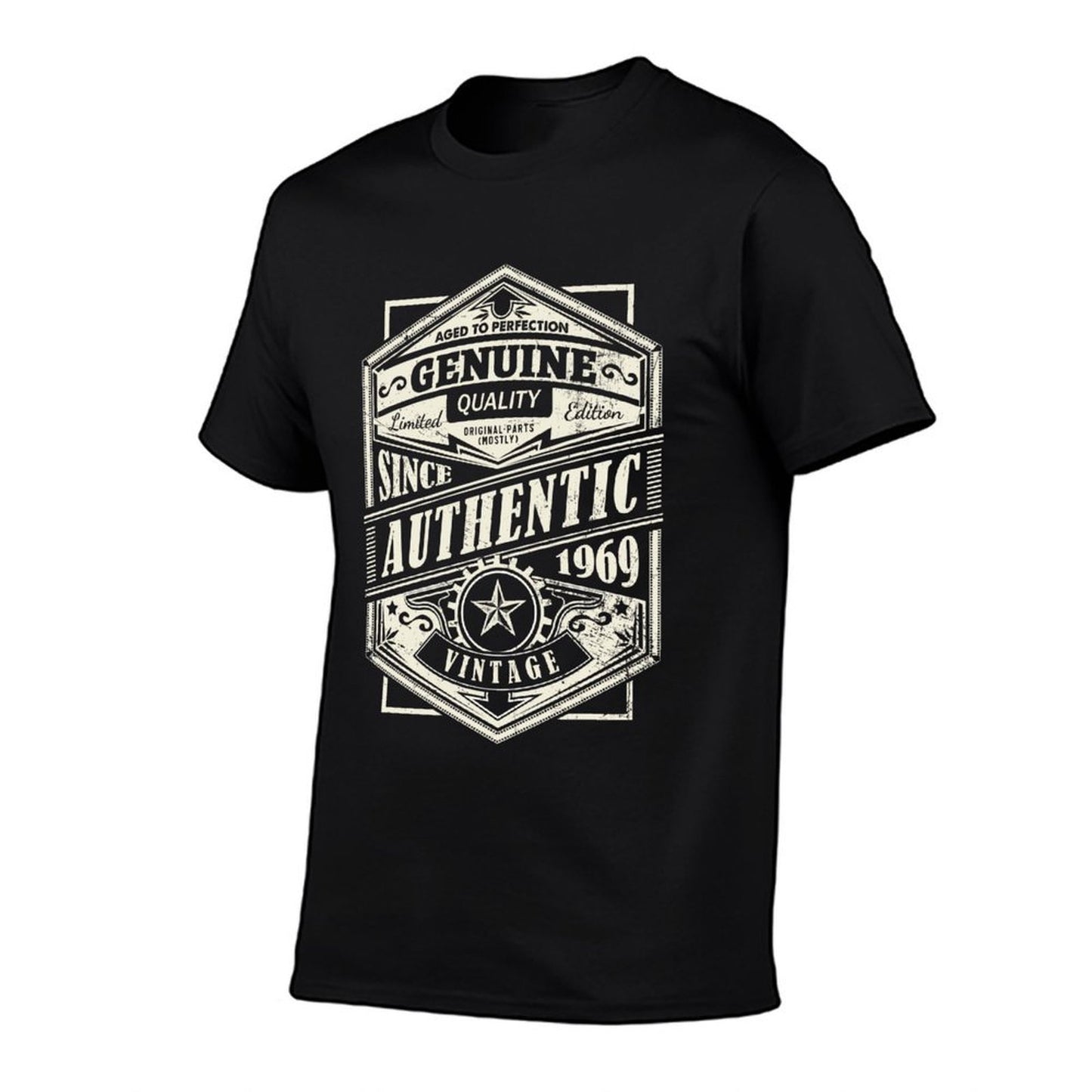 1969 50th Birthday Vintage Label Genuine Longsleeve T Relaxed-fit T-Shirt