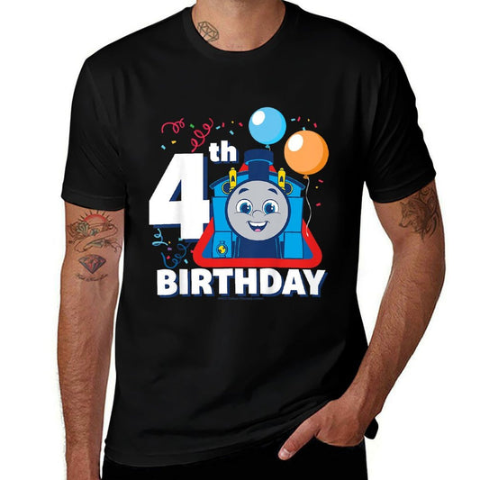 Thomas & Friends - Happy 4th Birthday  Breathable T-Shirt