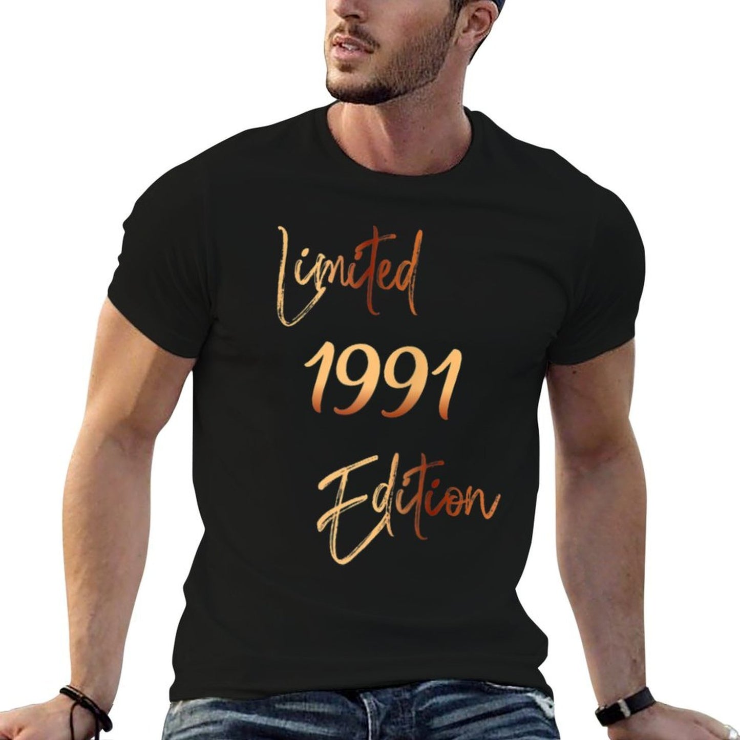 Womens Birthday for Women Girl Limited 1991 Edition 30th Birthday Heathered Texture T-Shirt