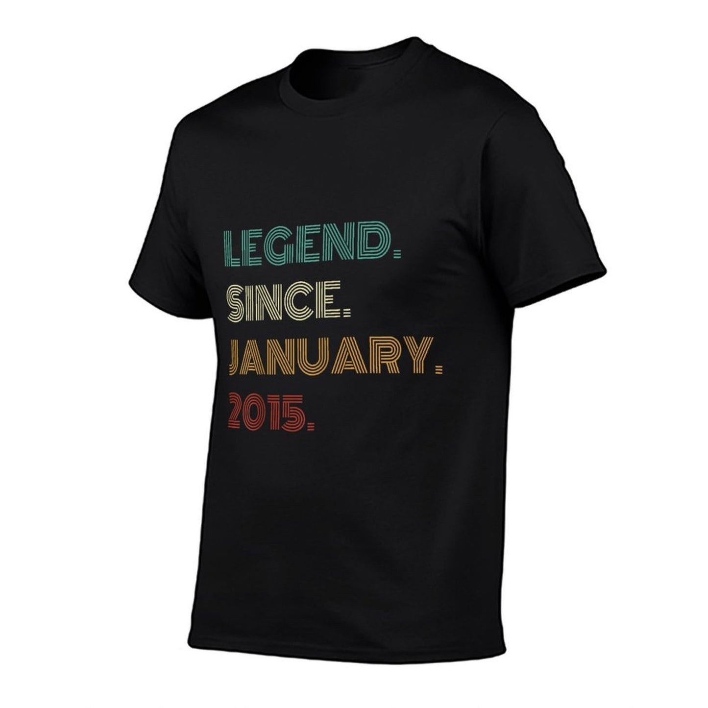 10 Years Old Legend Since January 2015 10th Birthday Eco-friendly Material T-Shirt