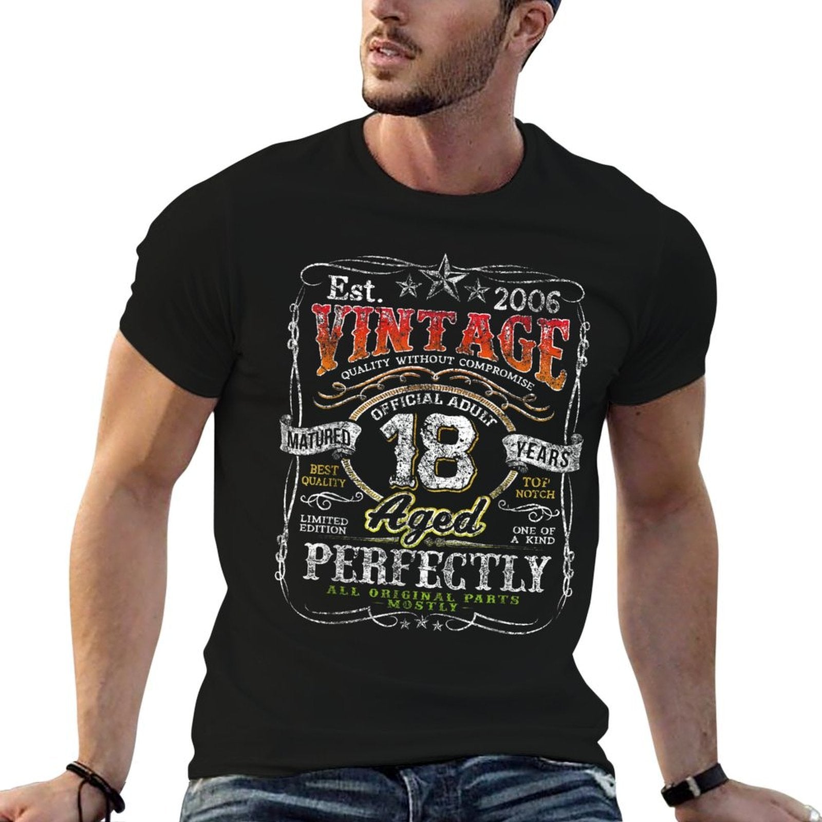 Vintage 2006 Limited Edition 18 Year Old Gifts 18th Birthday  Affordable Price T-Shirt