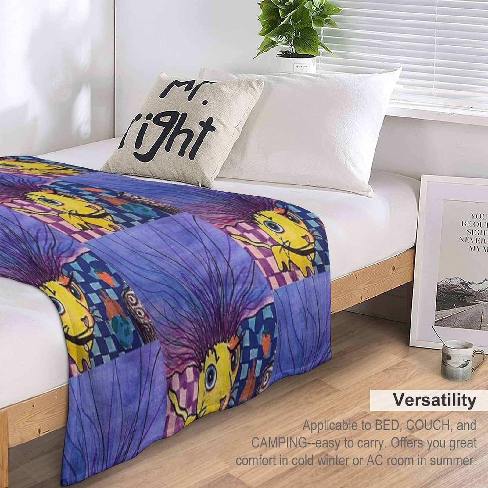Bartholomeow Velvety-soft Throw Blanket