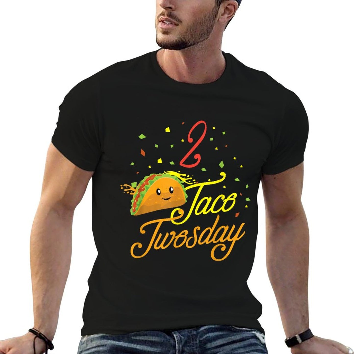 Taco Twosday 2 Two Year Old Boy Girl Birthday Gift Breathable T-Shirt