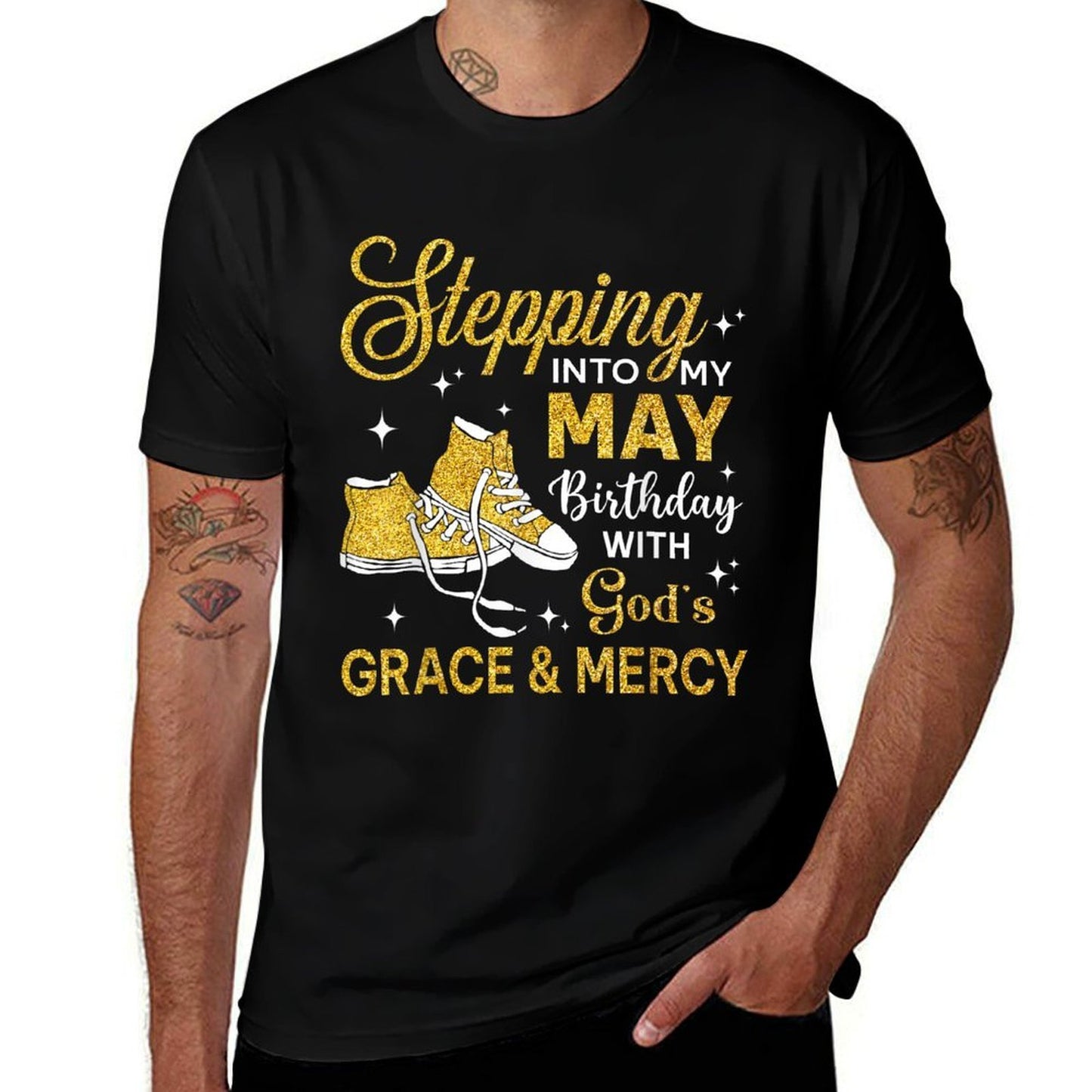 Stepping Into My May Birthday Women Girl Shoes Vintage-inspired T-Shirt