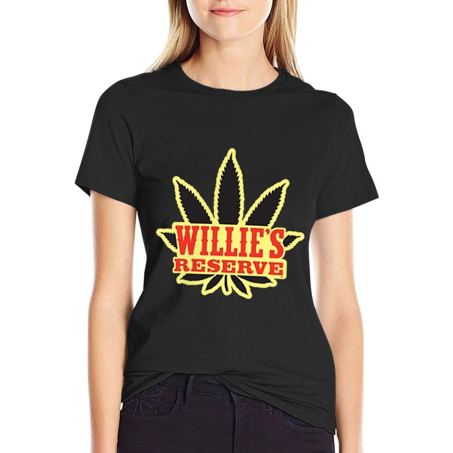 Willies Reserve - Leaf Oversized Silhouette T-Shirt