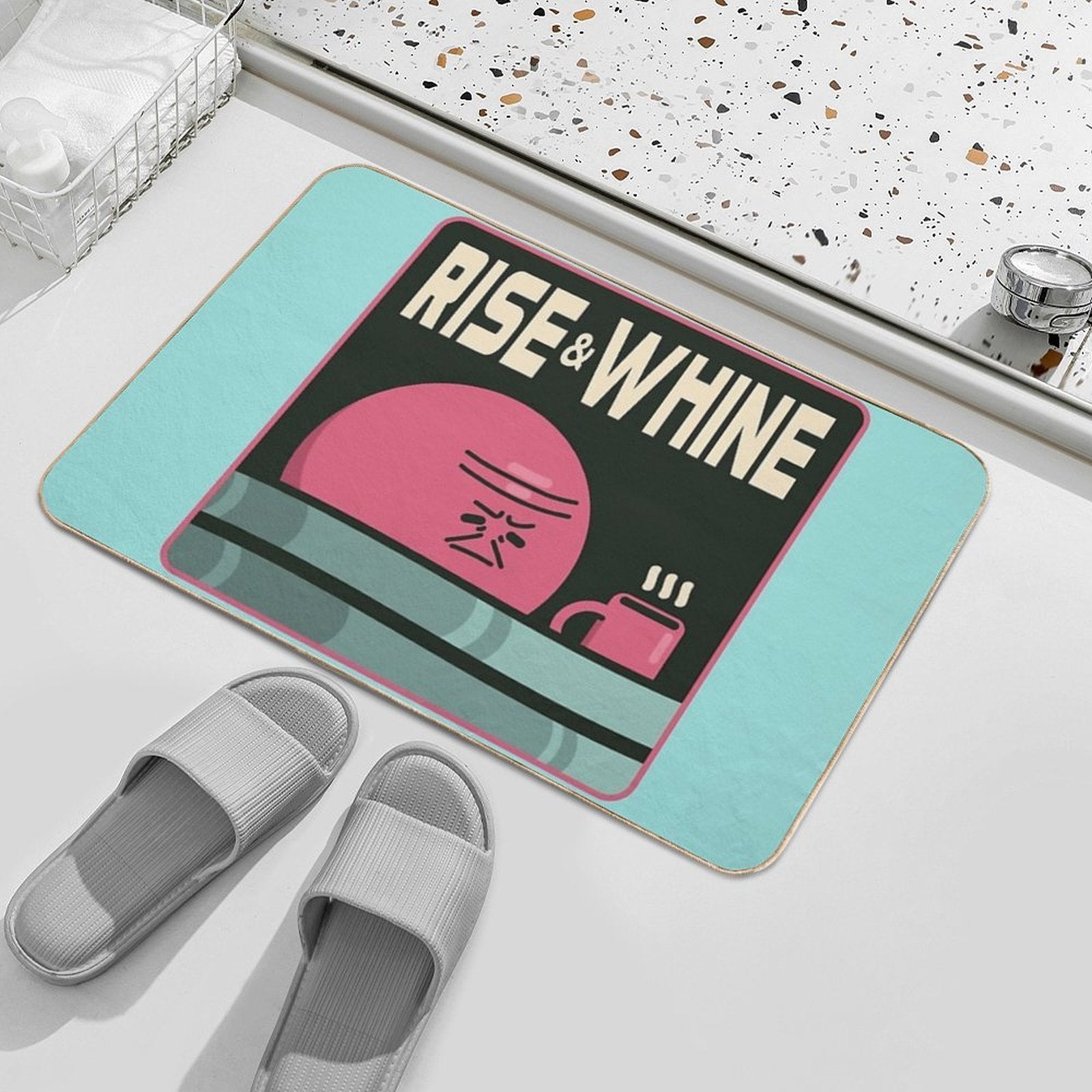 Rise & Whine  Repositionable Bath Mat