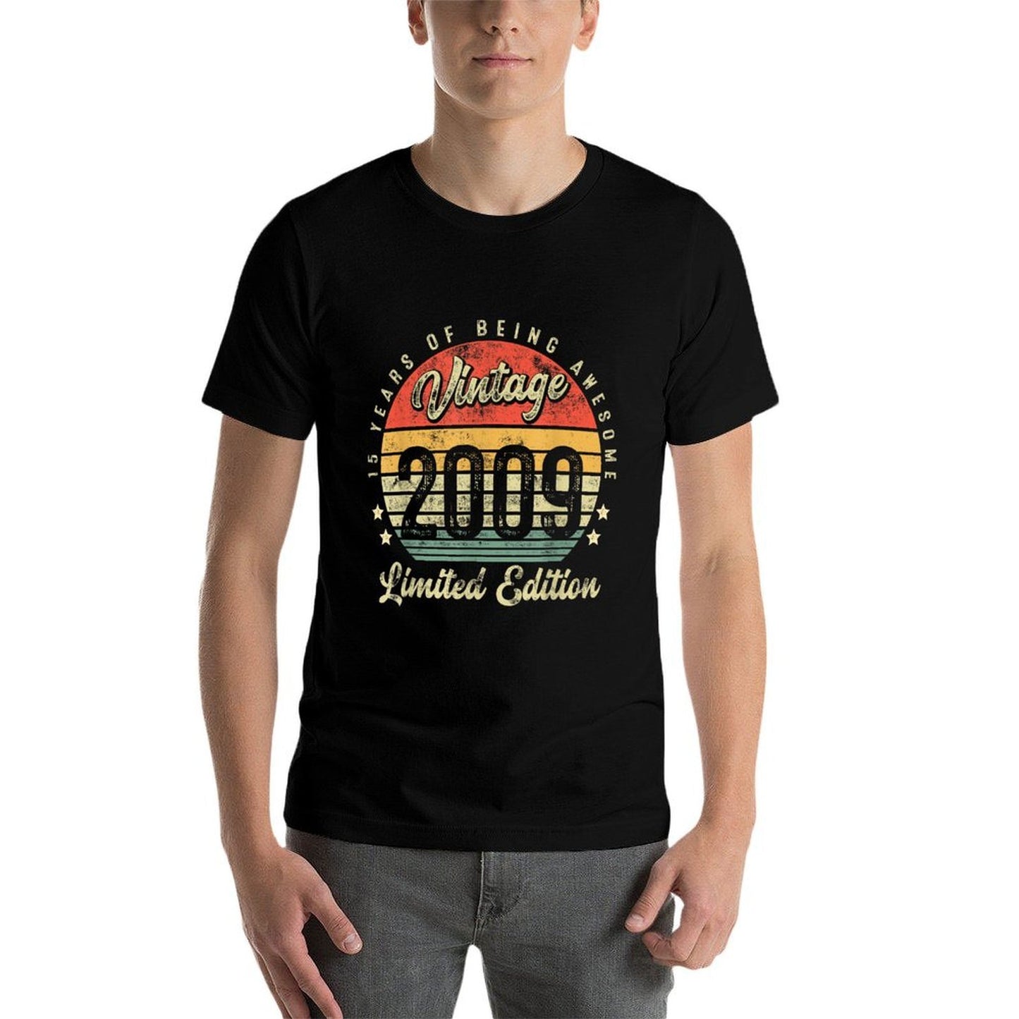15yr BDay Son Boy Funny 2009 15 Year Old Gifts 15th Birthday Breathable T-Shirt