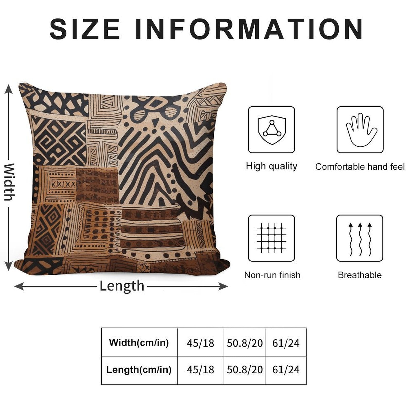 Zaharu Sanaa African Soft Gift Ready Throw Pillow