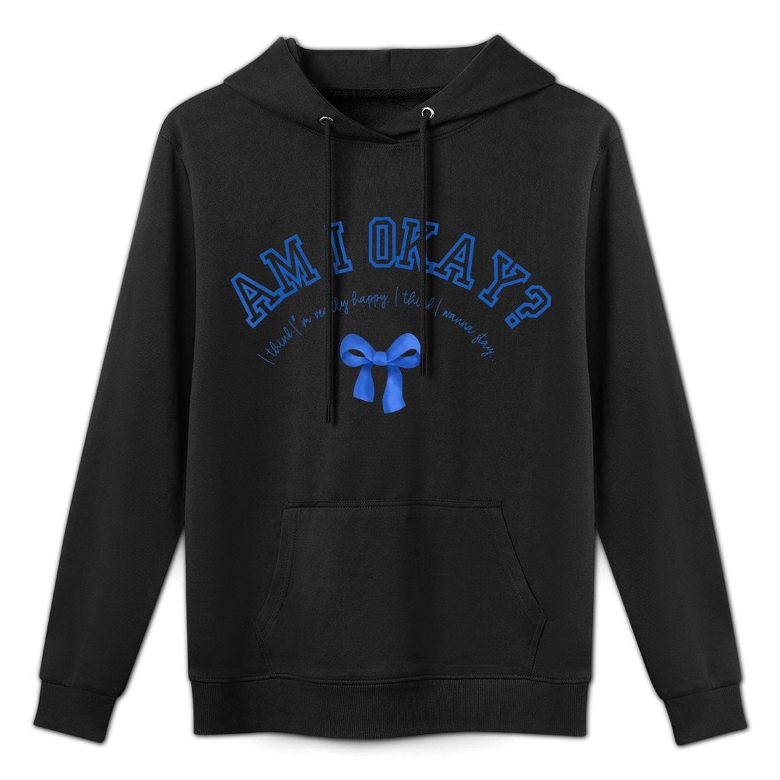 Am I Okay Colorfast Hoodie