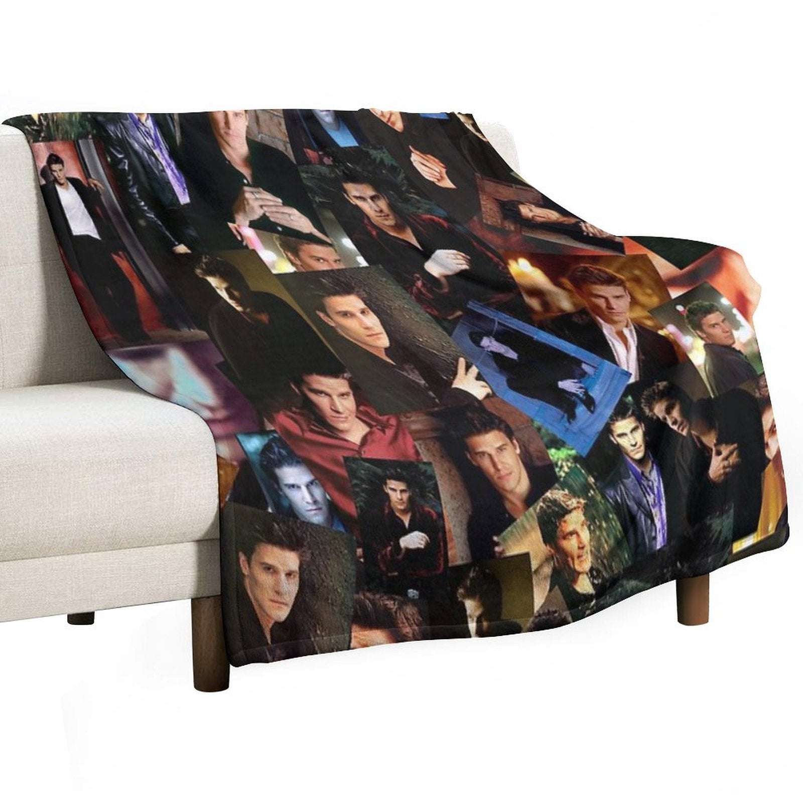 Angel Collage Shrink-resistant Throw Blanket