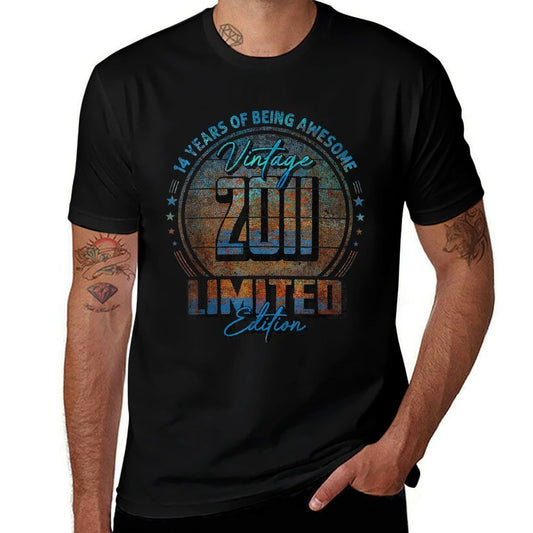 Vintage 2011 Limited Edition 14 Year Old 14th Birthday  Versatile T-Shirt